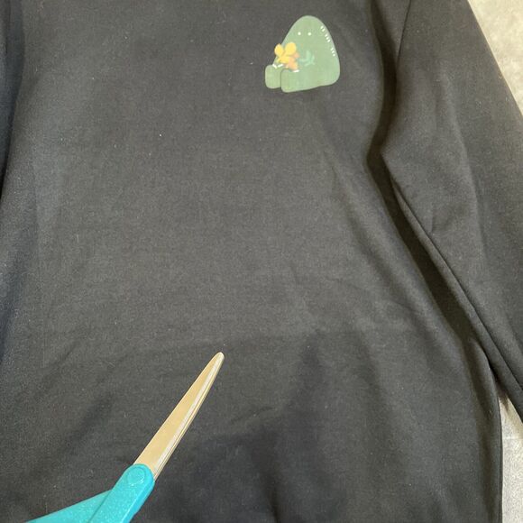 BTS Bangtan Boys Long Sweatshirt Womens 1X Black In The Soop Boy Band Korea READ - Picture 5 of 12